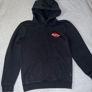 Quiksilver Hoodie Youth Boys Size L Y2K Surfer Skate Pullover Hoodie